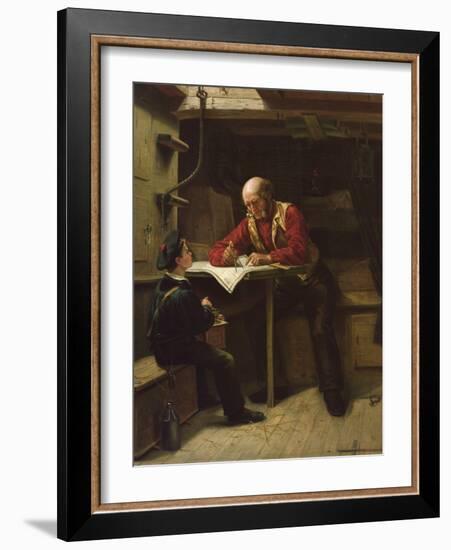 Ships Boy-Carl Julius Lorck-Framed Giclee Print