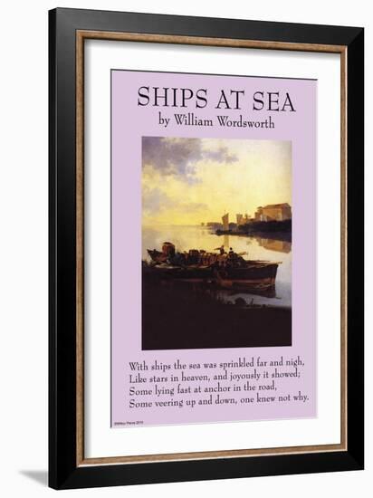 Ships By the Sea-null-Framed Art Print