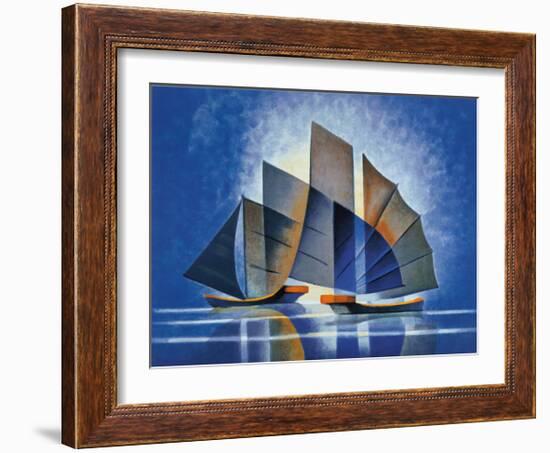 Ships I-Louis Toffoli-Framed Art Print