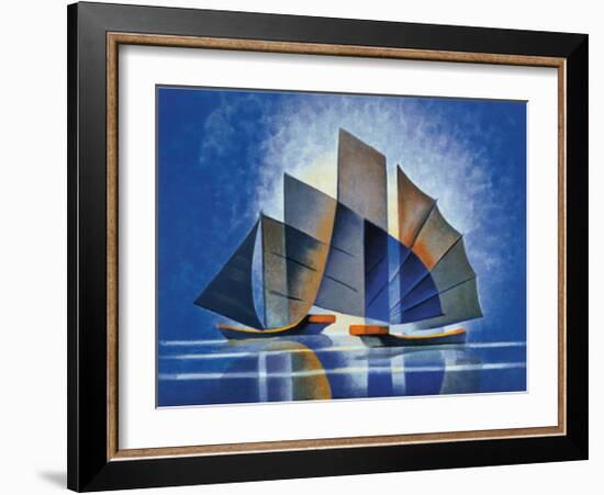 Ships I-Louis Toffoli-Framed Art Print