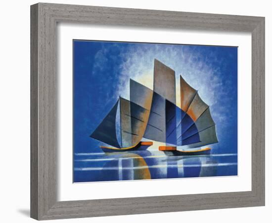 Ships I-Louis Toffoli-Framed Art Print