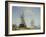 Ships in a Dutch Estuary, 19th Century-W.A. van Deventer-Framed Giclee Print