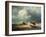 Ships in a Storm on the Dutch Coast, 1854-Andreas Achenbach-Framed Giclee Print