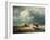 Ships in a Storm on the Dutch Coast, 1854-Andreas Achenbach-Framed Giclee Print