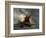 Ships in a Stormy Sea, 19th Century-Eugene Delacroix-Framed Giclee Print