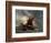 Ships in a Stormy Sea, 19th Century-Eugene Delacroix-Framed Giclee Print