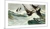 Ships in Hurricane-Christian Krohg-Mounted Premium Giclee Print