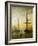 Ships in the harbour-Caspar David Friedrich-Framed Giclee Print