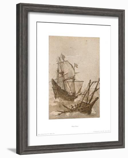 Ships in the Tempest-Claude Lorraine-Framed Collectable Print