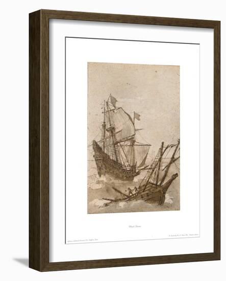 Ships in the Tempest-Claude Lorraine-Framed Collectable Print