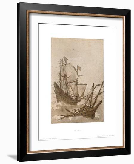 Ships in the Tempest-Claude Lorraine-Framed Collectable Print