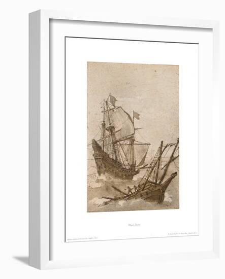 Ships in the Tempest-Claude Lorraine-Framed Collectable Print