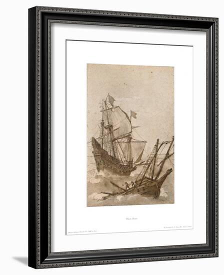 Ships in the Tempest-Claude Lorraine-Framed Collectable Print