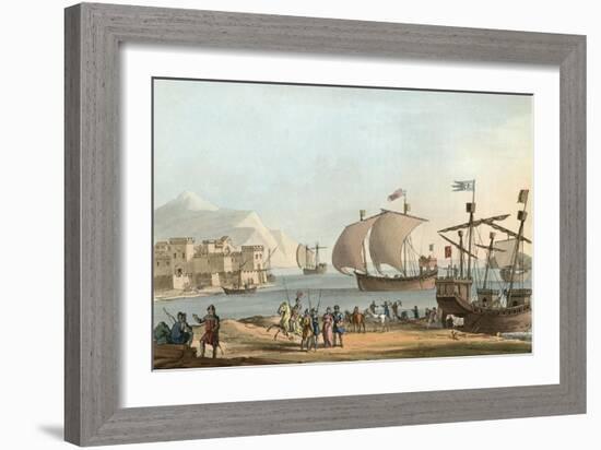 Ships of the Crusades-Charles Hamilton Smith-Framed Art Print