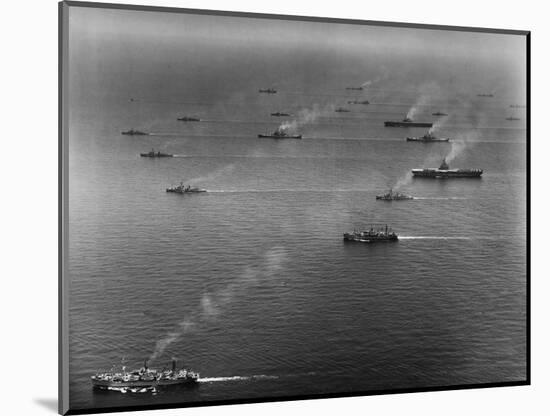 Ships of the US Sixth Fleet-null-Mounted Photographic Print
