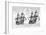 Ships of Willem Barents' Expedition to the Arctic, 1596-null-Framed Giclee Print