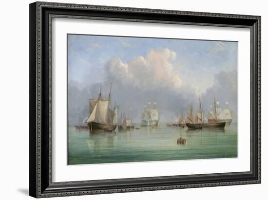 Ships Off Ryde-Arthur Wellington Fowles-Framed Giclee Print