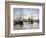 Ships Riding on the Seine at Rouen-Claude Monet-Framed Giclee Print