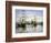 Ships Riding on the Seine at Rouen-Claude Monet-Framed Giclee Print