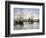 Ships Riding on the Seine at Rouen-Claude Monet-Framed Giclee Print