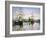 Ships Riding on the Seine at Rouen-Claude Monet-Framed Giclee Print