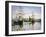 Ships Riding on the Seine at Rouen-Claude Monet-Framed Giclee Print