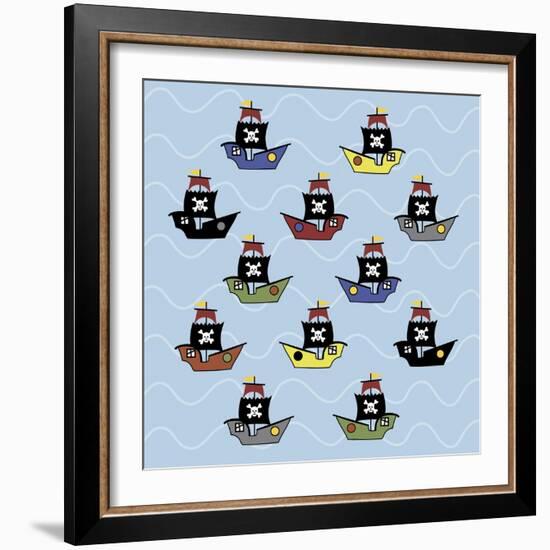 Ships-Erin Clark-Framed Giclee Print