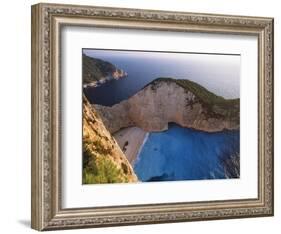 Shipwreck Bay on Zakynthos-Jeremy Horner-Framed Photographic Print