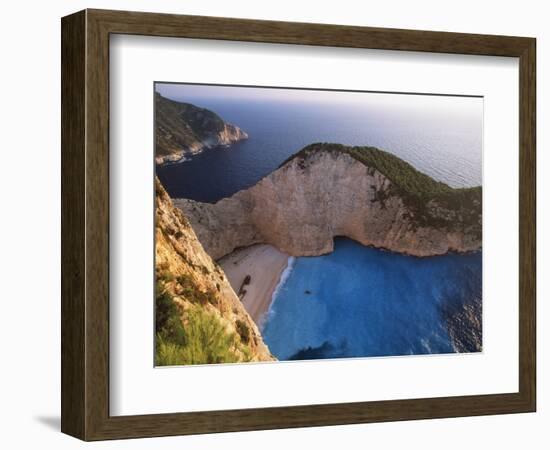 Shipwreck Bay on Zakynthos-Jeremy Horner-Framed Photographic Print