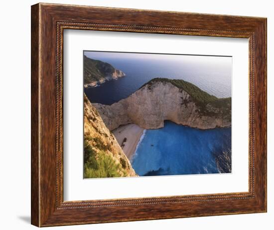 Shipwreck Bay on Zakynthos-Jeremy Horner-Framed Photographic Print