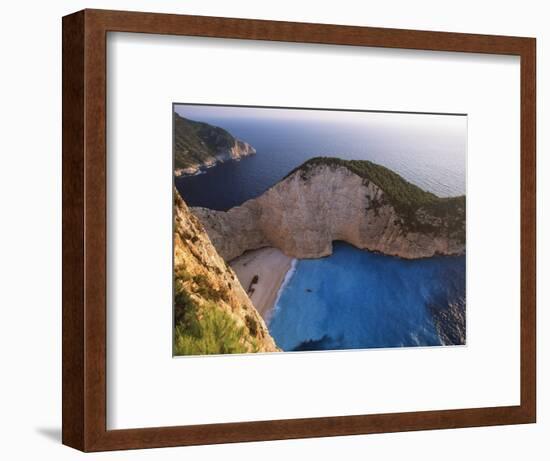 Shipwreck Bay on Zakynthos-Jeremy Horner-Framed Photographic Print