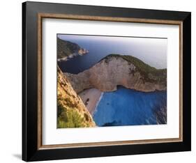 Shipwreck Bay on Zakynthos-Jeremy Horner-Framed Photographic Print