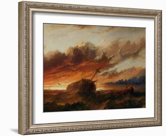 Shipwreck, c.1850-Francis Danby-Framed Giclee Print