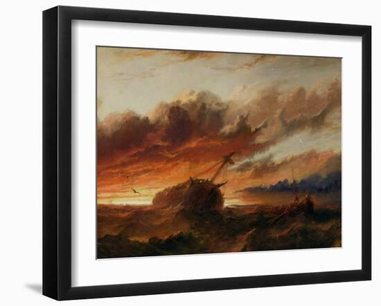 Shipwreck, c.1850-Francis Danby-Framed Giclee Print