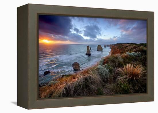 Shipwreck Coast-Wayne Bradbury-Framed Premier Image Canvas