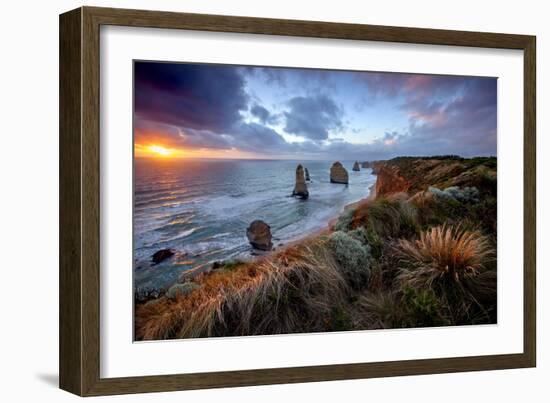 Shipwreck Coast-Wayne Bradbury-Framed Photographic Print