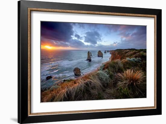 Shipwreck Coast-Wayne Bradbury-Framed Photographic Print