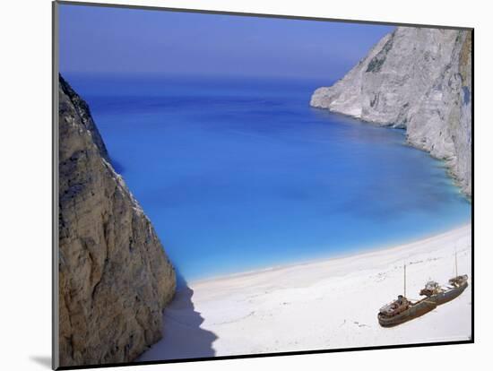 Shipwreck Cove, Zakinthos, Ionian Islands, Greece, Europe-Firecrest Pictures-Mounted Photographic Print