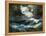 Shipwreck in Stormy Sea at Night-Thomas Moran-Framed Premier Image Canvas