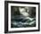 Shipwreck in Stormy Sea at Night-Thomas Moran-Framed Giclee Print