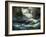 Shipwreck in Stormy Sea at Night-Thomas Moran-Framed Giclee Print