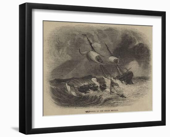 Shipwreck of the Great Britain-null-Framed Giclee Print