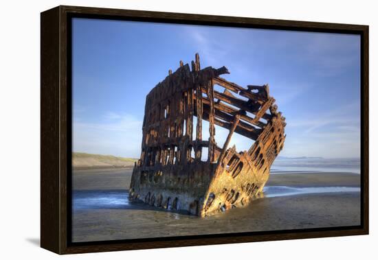 Shipwreck of the Peter Iredale, Fort Stevens State Park, Oregon, USA-Jamie & Judy Wild-Framed Premier Image Canvas