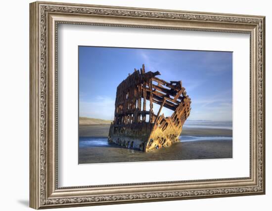 Shipwreck of the Peter Iredale, Fort Stevens State Park, Oregon, USA-Jamie & Judy Wild-Framed Photographic Print