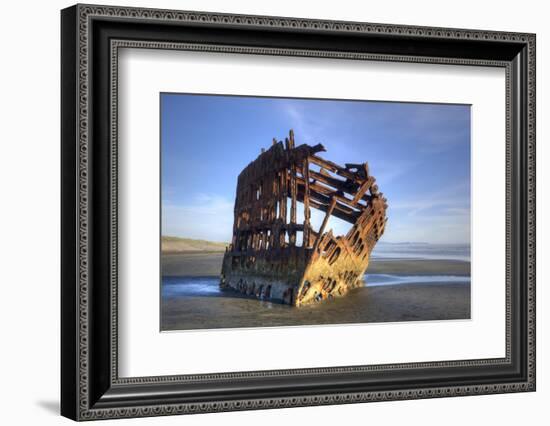 Shipwreck of the Peter Iredale, Fort Stevens State Park, Oregon, USA-Jamie & Judy Wild-Framed Photographic Print