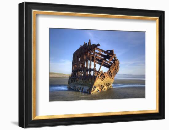 Shipwreck of the Peter Iredale, Fort Stevens State Park, Oregon, USA-Jamie & Judy Wild-Framed Photographic Print