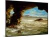 Shipwreck on the Coast, 1862 (Oil on Canvas)-Ferdinand Victor Eugene Delacroix-Mounted Giclee Print