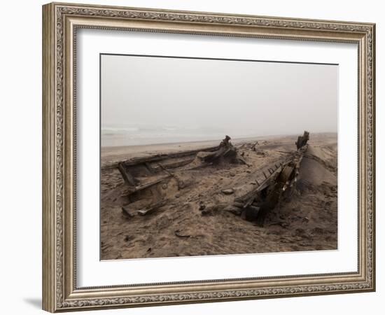 Shipwreck, Skeleton Coast National Park, Namibia, Africa-Sergio Pitamitz-Framed Photographic Print