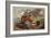 Shipwreck Survivors, Eating Corned Beef on a Raft in Storm-null-Framed Giclee Print