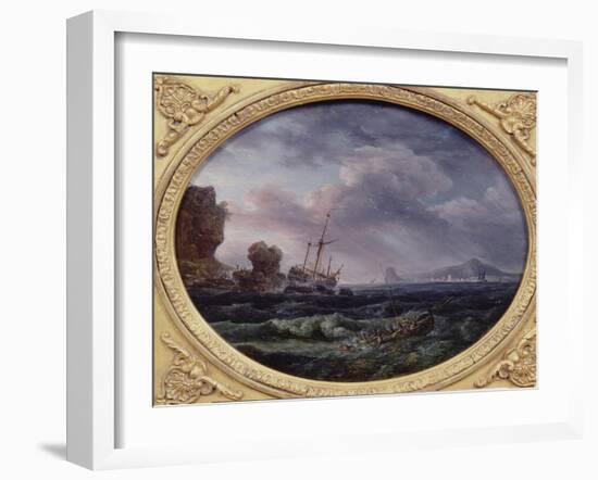 Shipwreck-Claude Joseph Vernet-Framed Giclee Print